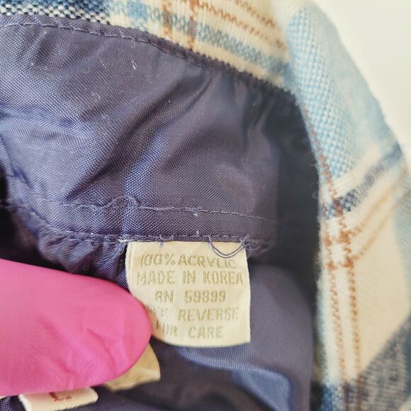 Vintage 80s Forte Western Pearl Snap Shirt M Fits Med (Tag L) Short 22.5" Sleeve - Picture 6 of 6